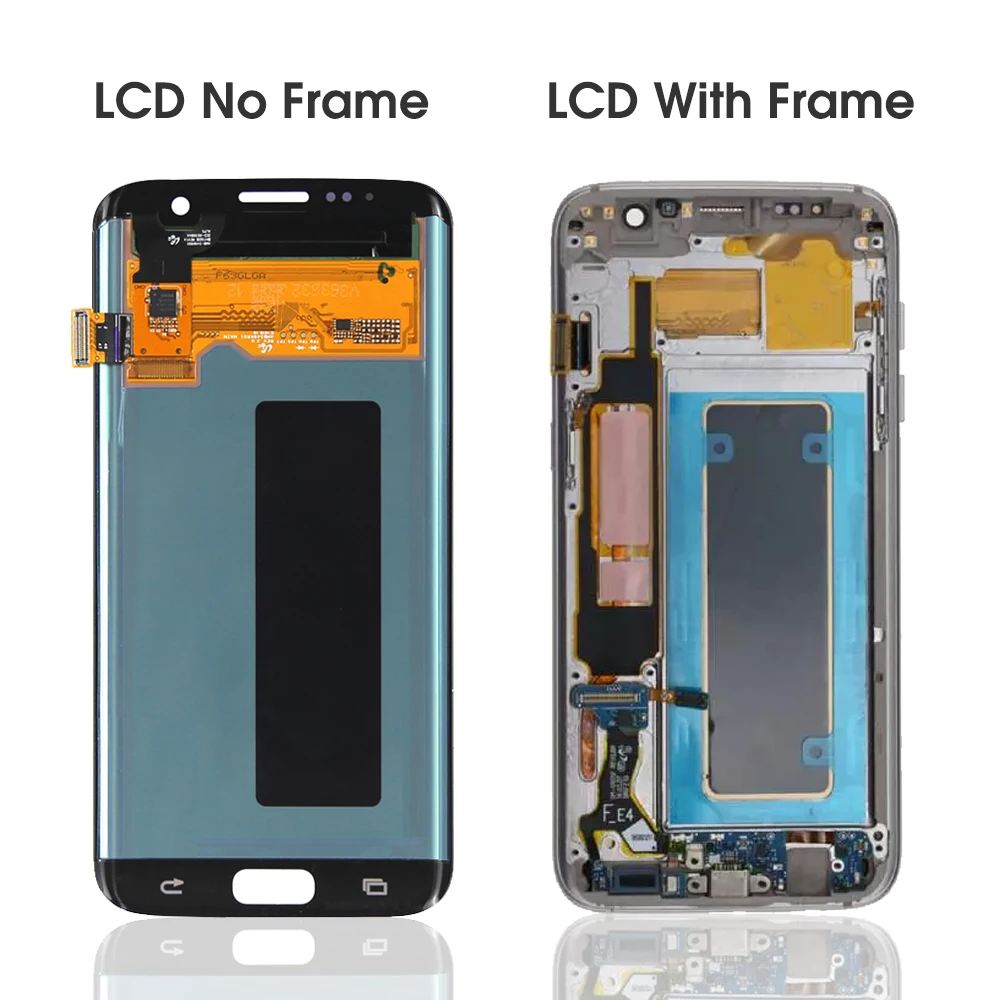 5 ''сменный ЖК дисплей для SAMSUNG S7 Edge G935 G935F сенсорный экран дигитайзер с рамкой