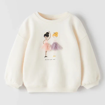 Brand Quality Terry Cotton Infant Babe Kids Sweatshirt Blouse Tee Girls Sweater Hoodies Children Clothing Baby Girl Clothes 1