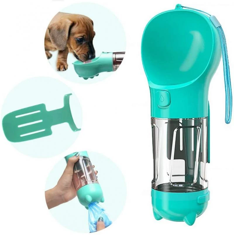 Multifunctional Pet Dog Water Bottle Accompanying Cup Outdoor Portable Leak  Proof Travel Water Bottle Cat Dog Drinking Fountain - Dog Feeders -  AliExpress