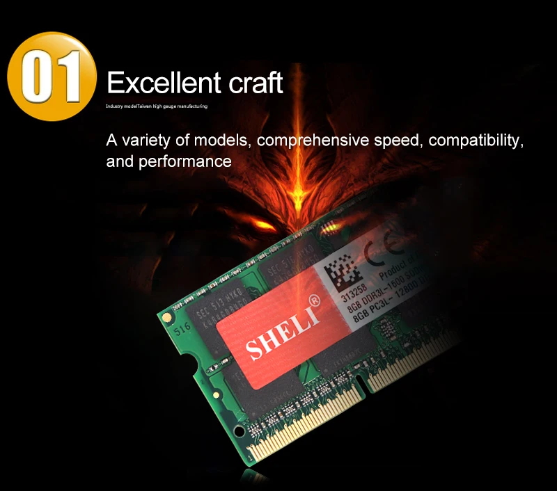 SHELI новые ноутбуки памяти 8GB 2RX8 PC3-10600S/PC3-12800S/PC3-14900S DDR3/DDR3L памяти ноутбука