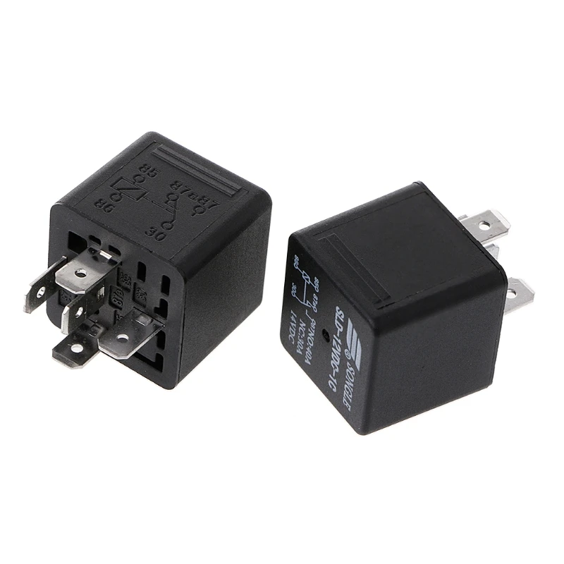 2 шт. SLD 12VDC 1C 1 6 Вт высокой мощности Мощность реле не 40A NC 30A 5pin автомеханический