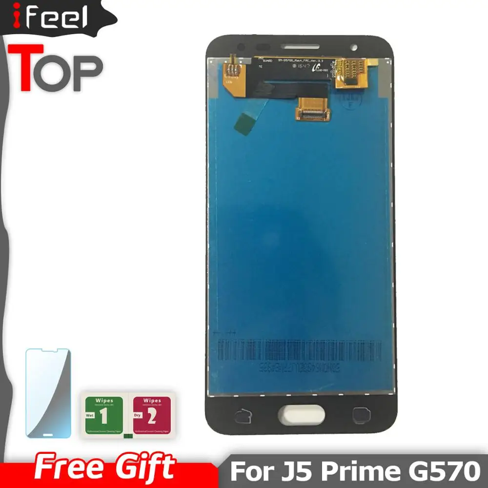 ЖК дисплей AMOLED 5 0 дюйма для Samsung Galaxy J5 Prime G570F G570 SM сенсорный экран дигитайзер в