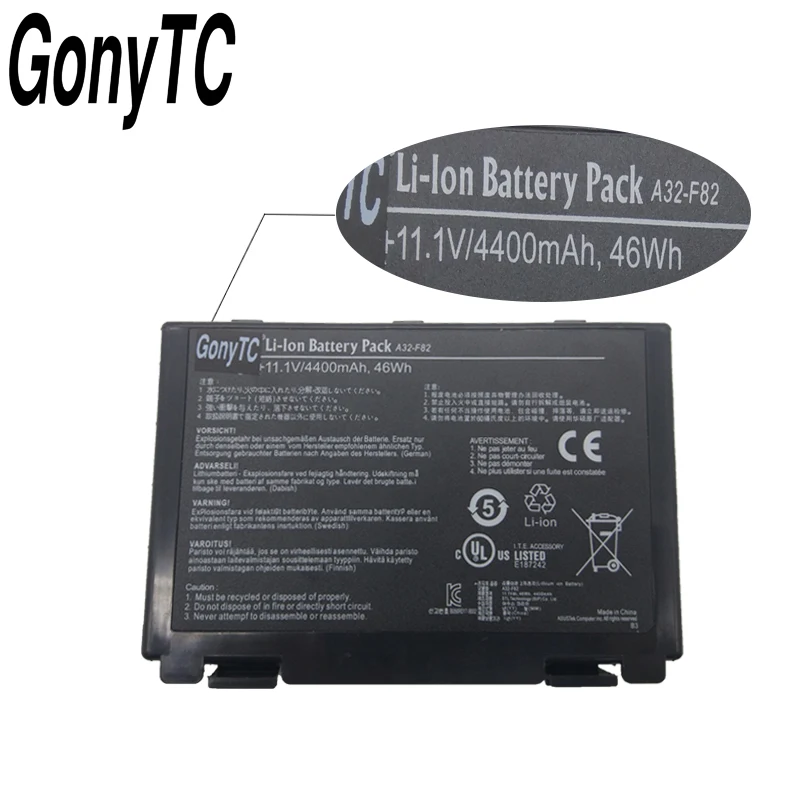 Оригинальный аккумулятор для ноутбука Asus a32 f82 f52 F52 k50ij k50 K51 k50ab k40in K40 K42 k42j k50in k60 k61