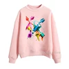 Rainbow design nail polish print women’s sweatshirts vogue pink hoodie woman moletom feminino streetwear sweat femme clothes ► Photo 1/6