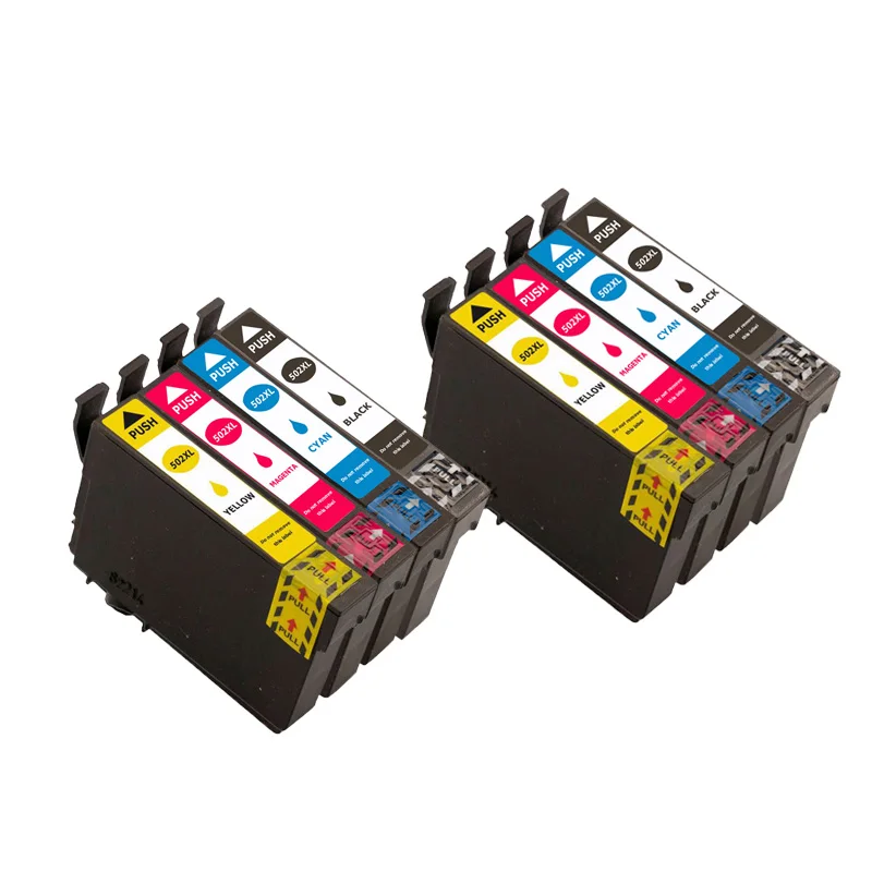 Для Epson T502 XL чернила совместимы с Epson Expression Home XP-5105 XP-5100 рабочая сила WF-2860DWF WF-2865DWF 2865D печать - Цвет: 8pk