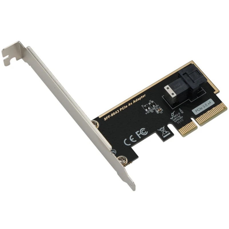 PCIE to 4-Port SATA Card U2 Adapter Interface SFF-8643 Expansion 4 Hard Disk | Компьютеры и офис