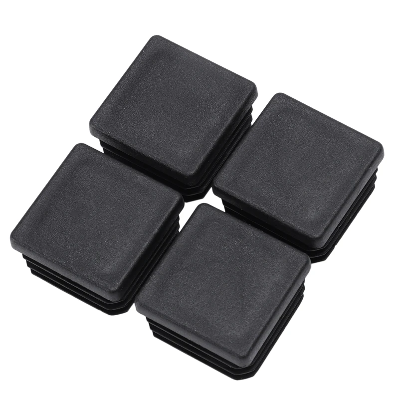 

Plastic Square Blanking End Caps Tubing Tube Inserts 30mm x 30mm 4 Pcs
