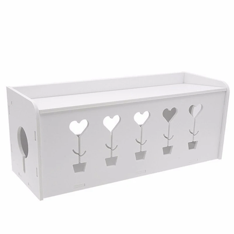 

Best Rectangular Cable Storage Box Wire Management Socket Power Strip Cord Storage Boxes Power Line Storage Organizer Box