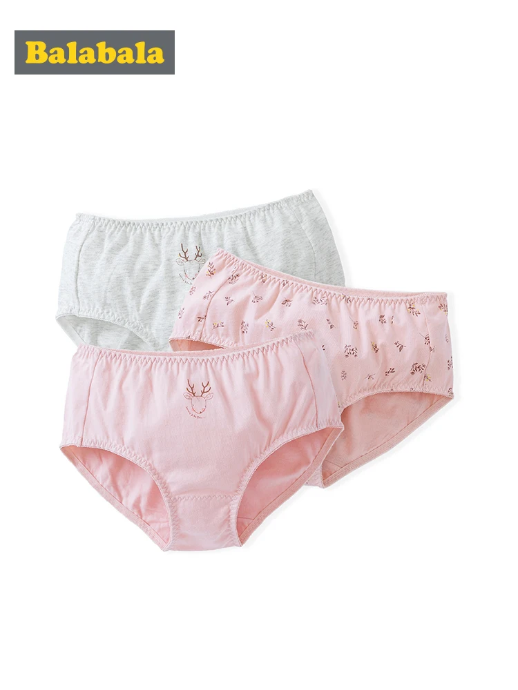 

Balabala Children underwear girls triangle cotton winter new little girl shorts fashion pants sweet three loaded