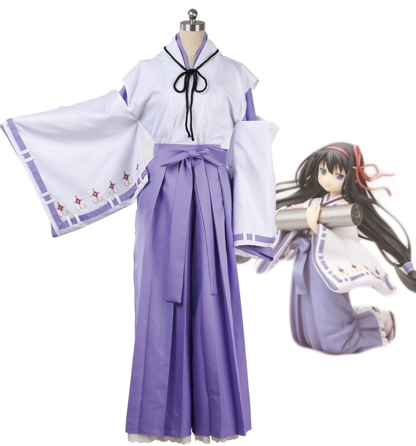 

Костюм для косплея Puella Magi Madoka Magica Akemi Homura кимоно ведьмы