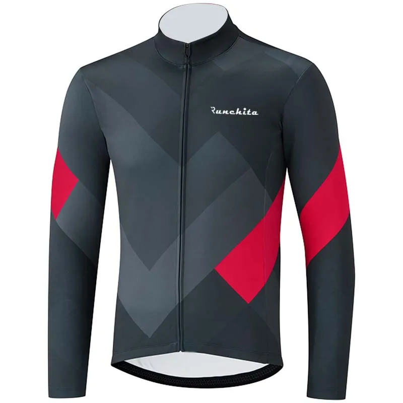 Jersey 08 Ciclismo invierno mallot RUNCHITA дышащая зимняя теплая шерстяная велосипедная Джерси MTB Мужская одежда для велоспорта с длинным рукавом - Цвет: Jersey 08