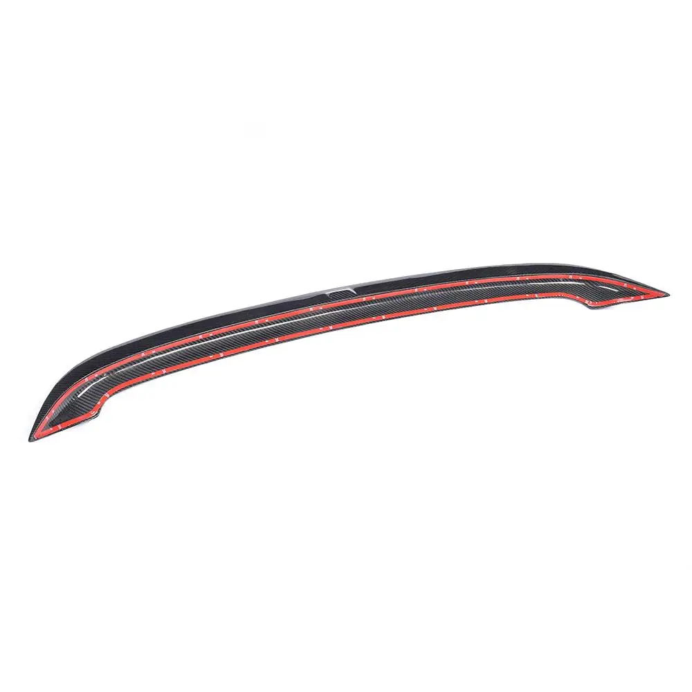 Carbon Fiber / ABS Gloss Rear Roof Spoiler Wing Lip For Volkswagen VW Golf 6 MK6 VI GTI R20 2010-2013 Not for Standard Primer