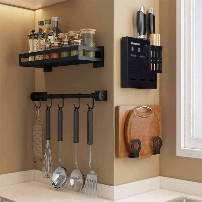 Organizer Storage-Basket Kitchen-Accessories Shelves Wall-Hanging Bathroom Stainless-Steel