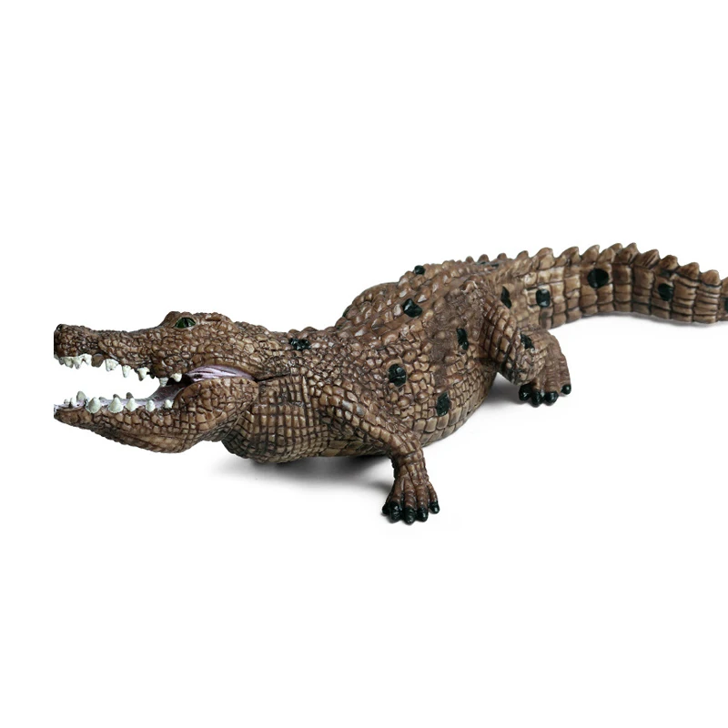 1 шт., фигурки диких животных, игрушка, модель крокодила, набор, Классические Развивающие мягкие украшения, игрушки, подарок для детей, детей