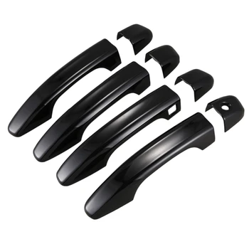 

4Pcs Black Side Door Handle Cover Trim Trim Protector for Honda Tenth Generation Accord