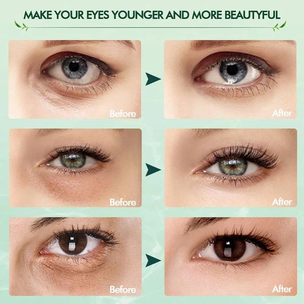 60Pcs Avocado Eye Mask Crystal Collagen Eye Patches Remove Dark Circles Anti-Aging Bags Wrinkle Skin Care Cosmetics