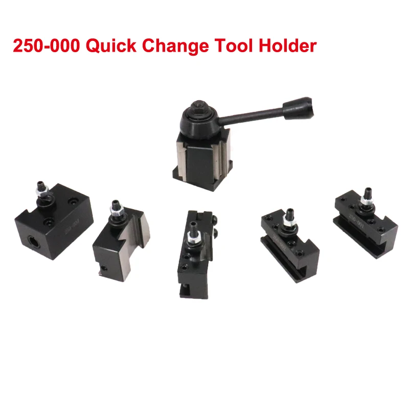 

250-000 Wedge GIB Type Cuniform Type Quick Change Toolpost 6PCS/Set For Lathe Tools