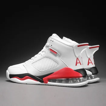 

2020 New Men Basketball Shoes Air Cushion Shockproof Basketball Shoes Outdoor Five People Against Sports Shoes