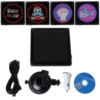 

Full-color Car Led Display Screen Visibility Wireless WiFi APP Remote Control