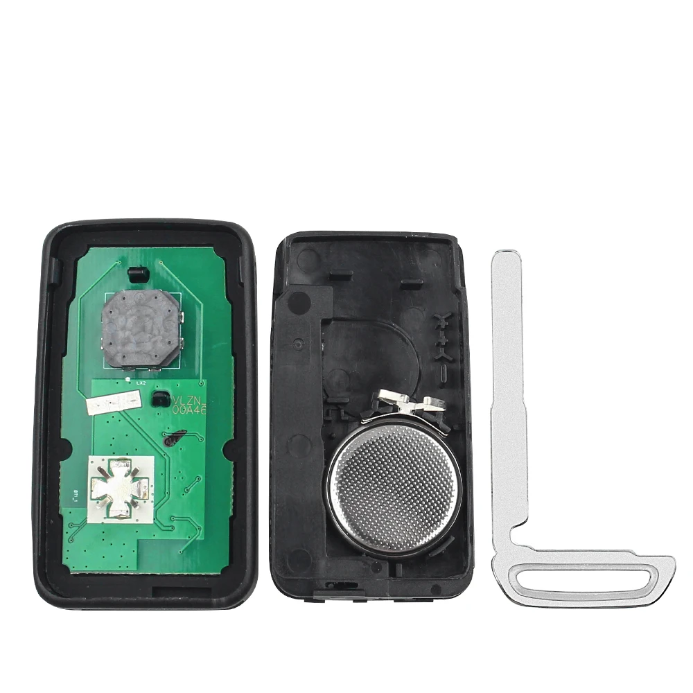 KEYYOU REMOTE KEY SMART CAR KEY FOB 433MHZ 6 BUTTONS FOR VOLVO XC60 S60 S60L V40 V60 S80 XC70 REPLACEMENT WITH INSERT KEY BLADE