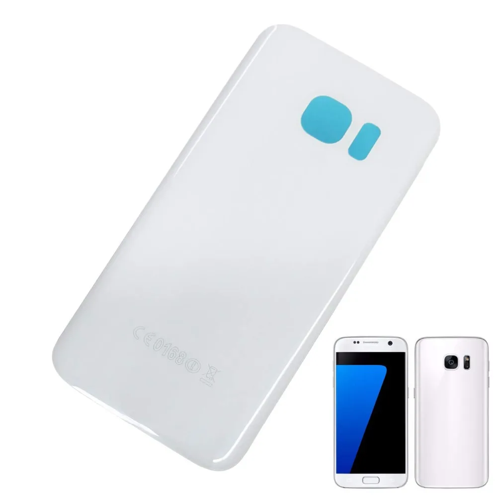 Задняя крышка батареи для samsung Galaxy S7 Edge G930 G935, чехол для двери, запасные части для ремонта с наклейкой