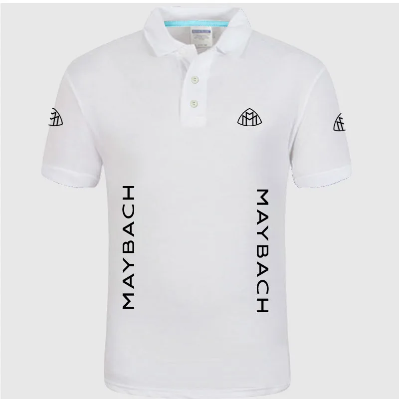 Summer men short sleeve polos mens shirts tops Maybach polo shirt