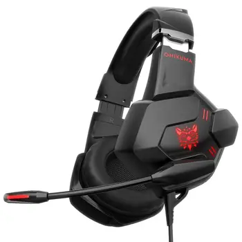 

New product listing K11 Professional Gaming Headset with LED Light with mic Wired headsets Stereo Headphone for PC/PS4/XBOX