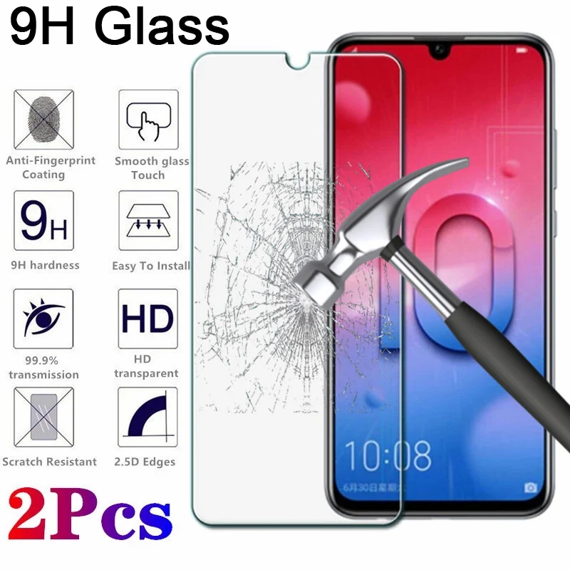 2 Piece HD Hard Tempered Glass for Huawei Honor 9X Pro 7X 6X 5X 8S 7S Screen Protector Film 9H Protective Glass for Honor 9X Pro best phone screen protector