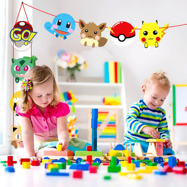 Cartoon Porch Sign Banner Decor Cartoon Birthday Party Supplies Flag Wall Hanging Garland Room Decoration Party Favors for Kids 2