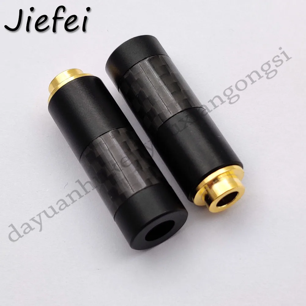 10 100pcs copper 4 4mm 5 Poles Female Jack Full Balance Headphone Plug Connector Silver 4 4 mm Plug Socket For Sony Earphone