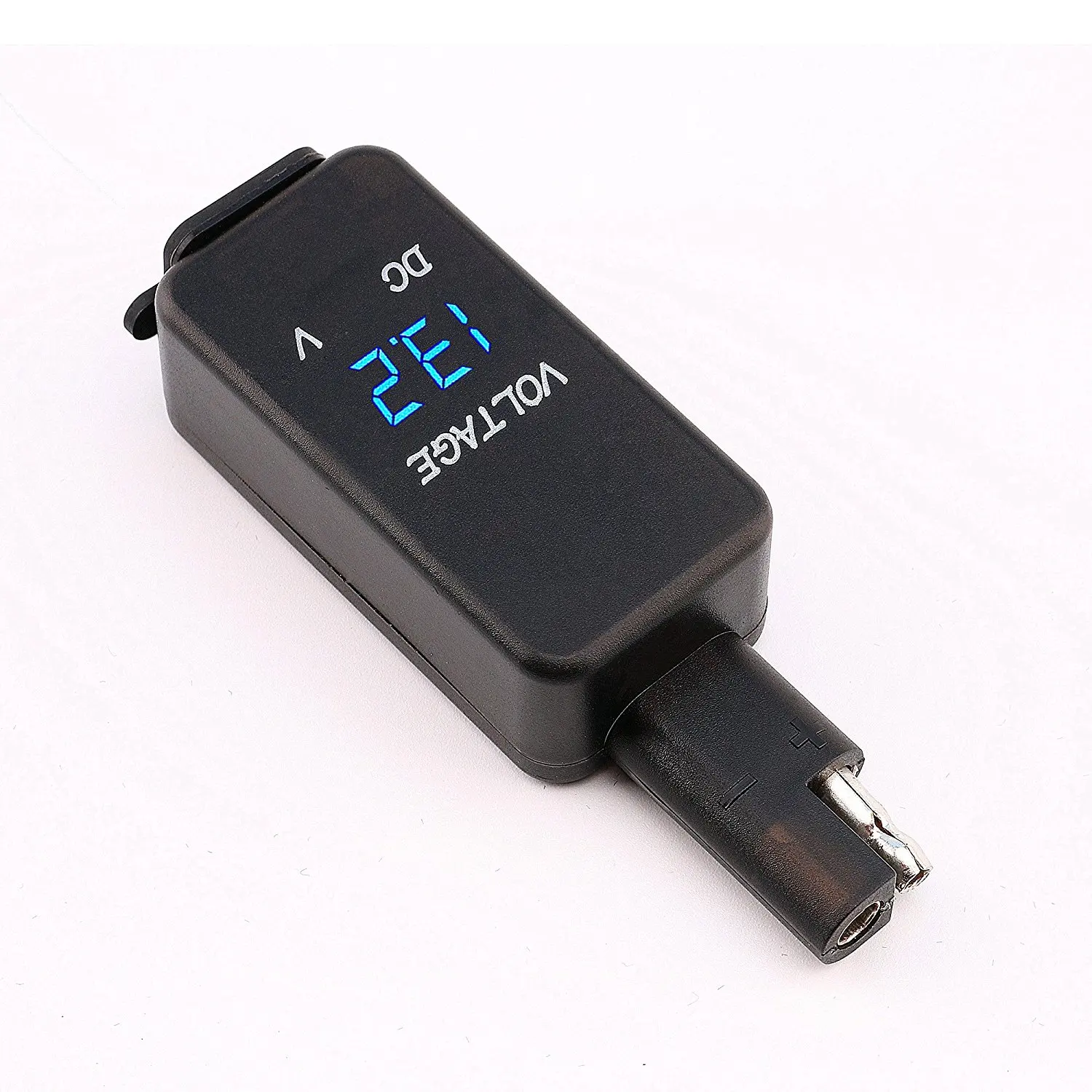 DC 12-24V 4.2A мотоцикл двойной USB зарядное устройство комплект SAE к USB адаптер телефон планшет gps зарядное устройство с светодиодный дисплей напряжения