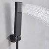 MYQualife Matte Black Bathroom Faucet 2 Function Bathtub Facuet  Wall Mounting Cold and Hot Shower Faucet 4