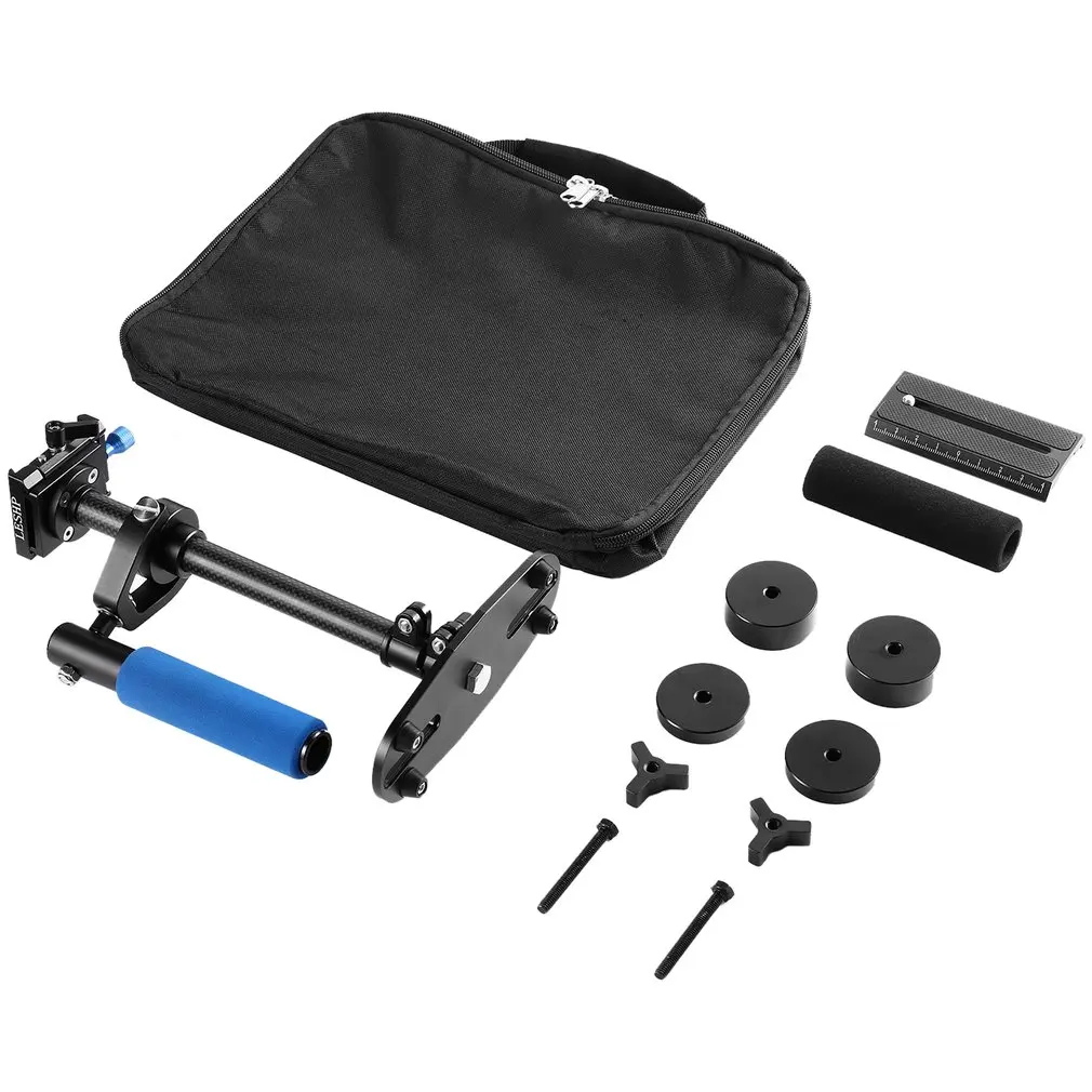 

Carbon Fiber Camera Handheld Stabilizer High-flexibility for Camcorders SLR DSLR Cameras Light Weight Easy to Install