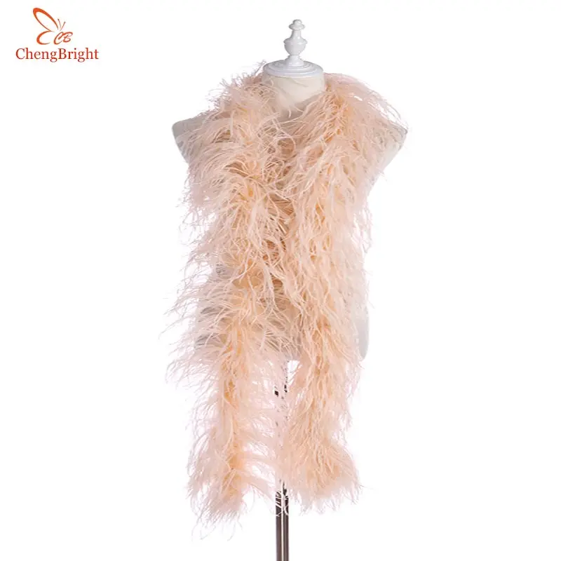 2 ярда пушистый кровавый зуб страусиное перо боа юбка костюмы/отделка для