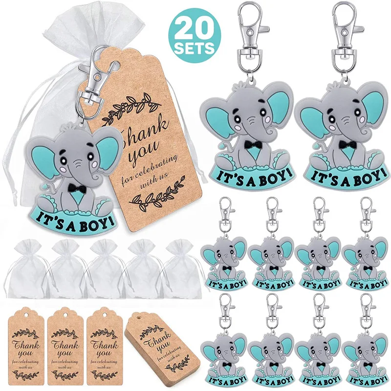 Party Toys Pop Keychain 20 Babies Welcome Party Gifts
