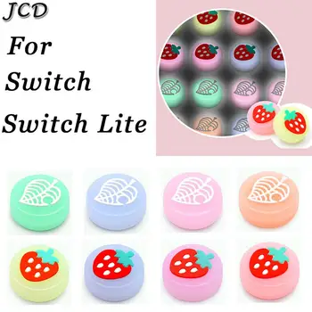 

JCD 4PCS Luminous Fruit Thumb Stick Grip Cap Joystick Cover For Nintendo Switch NS Lite Joy-Con Controller Thumbstick Case