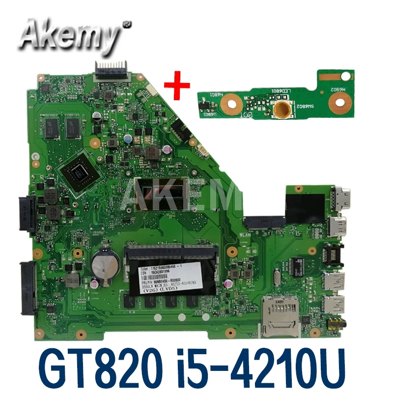 Материнская плата Amazoon X550LN GT820 i5-4210U для For Asus A550LN R510LN материнская ноутбука |