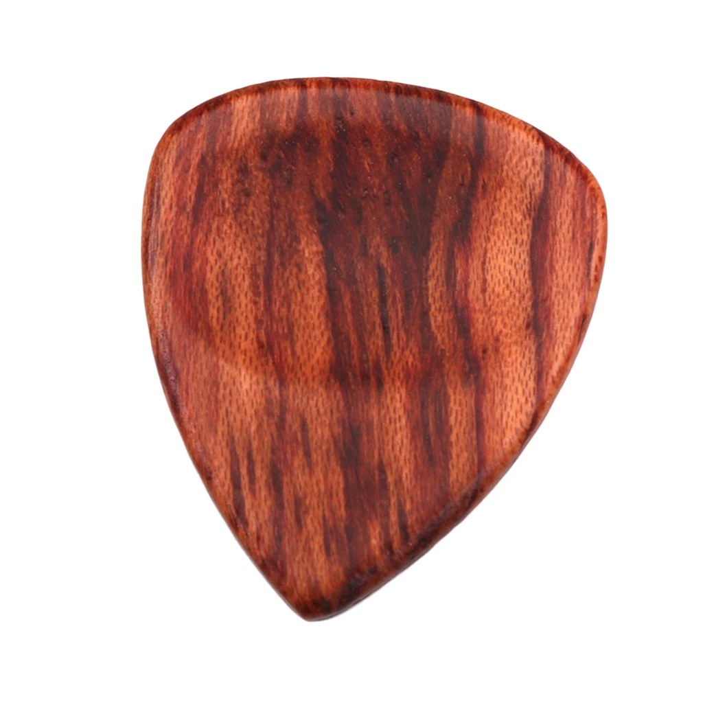 Rosewood Wooden Guitar Picks Kit For Bass, Electric & Acoustic Guitars