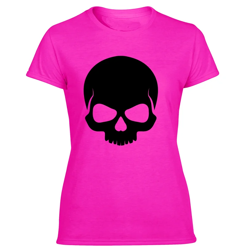 Футболка с принтом Humor skull,, унисекс, европейский размер, S-5xl, Kawaii, Мужская футболка, потрясающий круглый воротник, хип-хоп