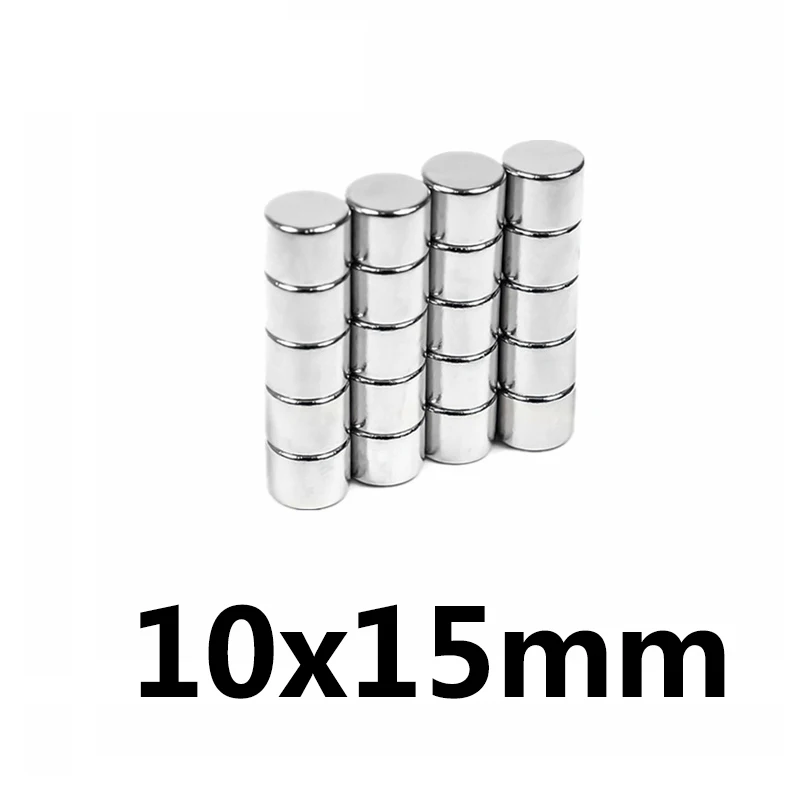 50/100/150 шт оптом маленькие круглые 10 мм x 15 NdFeB неодимные 10x15 сильный магнит