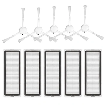 

5 * Filters+ 5 * Side Brushes Kit For Xiaomi Mijia 1C Vacuum Cleaner Parts Accessories Home Replacement