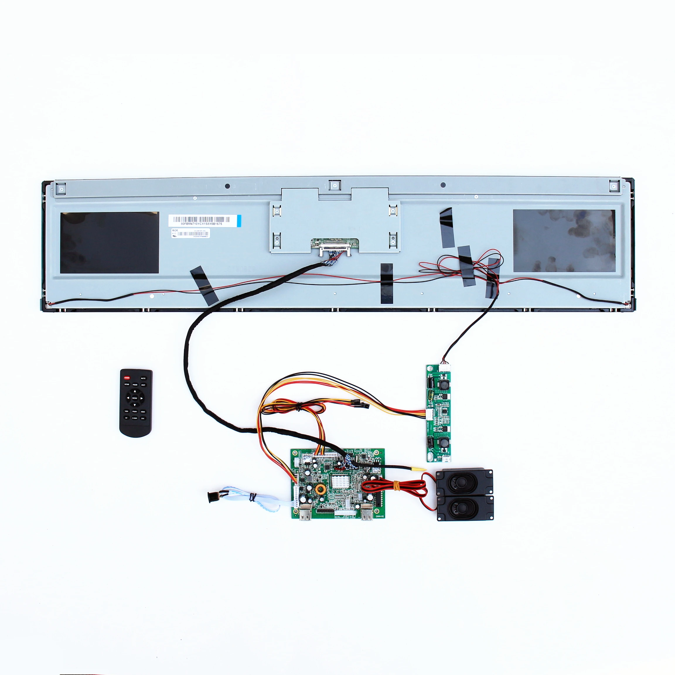 

28 inch Stretched Bar LCD Panel DV280FBM-NB1B2 with 1920*360 ,700 cd/mІ,lcd advertising screen,Supermarket Shelf Screen