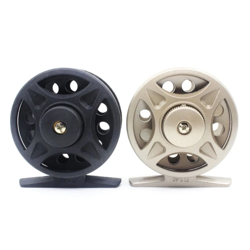 Winter Fishing Plastic Ice Fishing Reel Right/Left Handed Fishing Raft Wheel Ice Fishing Vessel Wheel Ultra-light