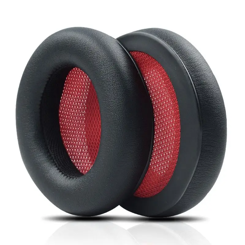 1Pair Replacement Ear Pads Protein Skin Leather Ear Cover Cushion for Focal LISTEN CHIC Wireless Headphones Headset