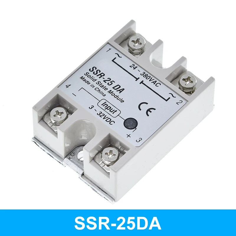 1/2/5PCS Halbleiterrelais SSR-10DA SSR-25DA SSR-40DA SSR-50DA 10A 25A 40A 50A DC 3-32V ZU DC 24-380V AC SSR Für Relaismodul – Detail 10