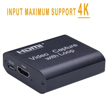 

1080P Video Capture Device HDMI Video Capture Card with Loop Audio + Video Capture Game Capture Card for Windows / Android
