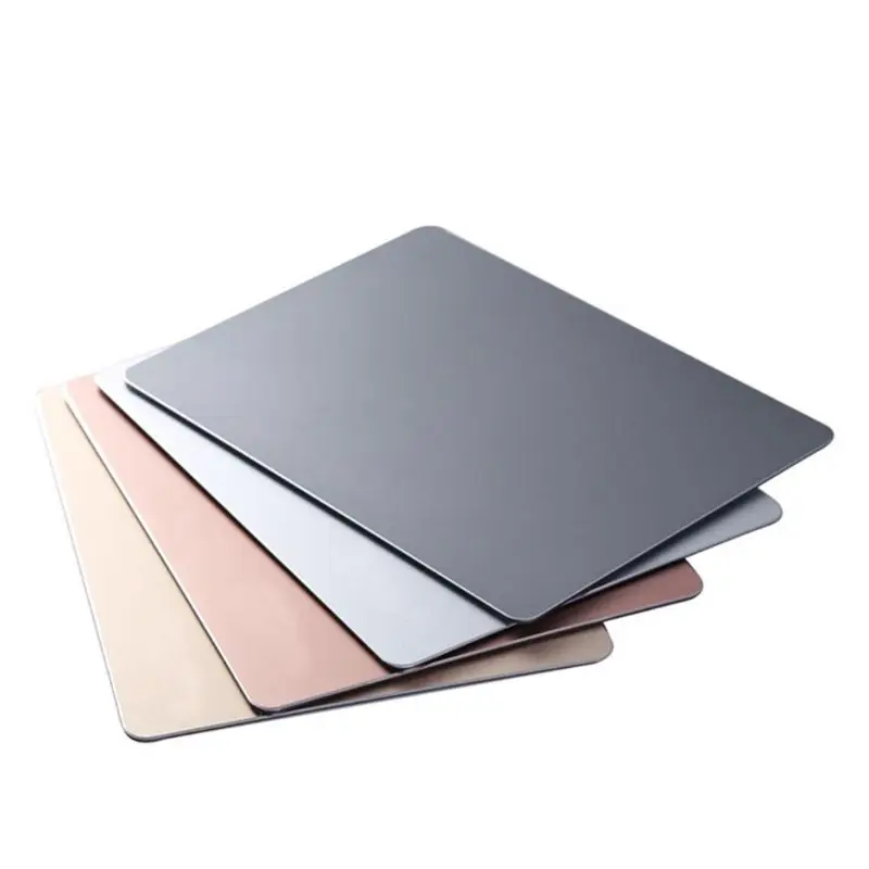 22x18CM Aluminum Alloy Mouse Pad Anti-slip Mousepad Gaming Mice Mat for Computer