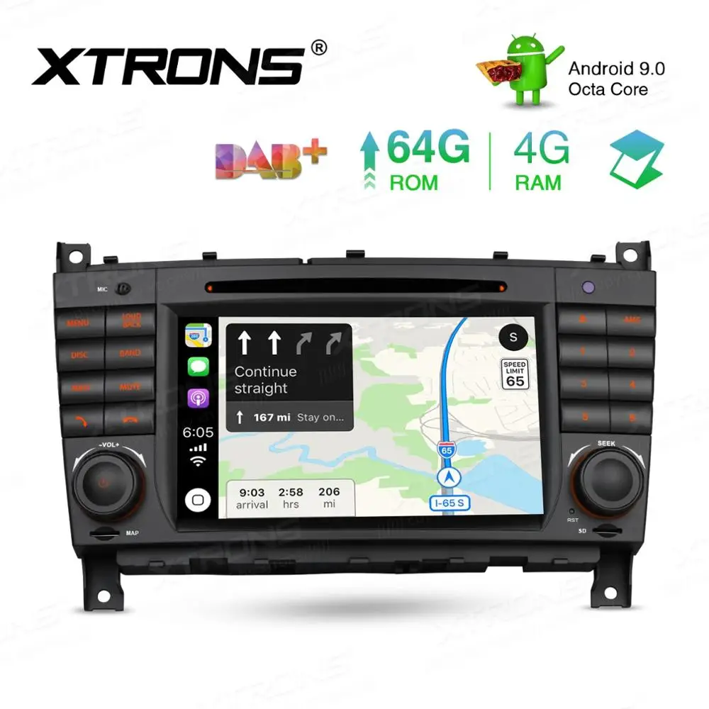 Perfect 7" Android 9.0 OS Car DVD Multimedia Navigation GPS Radio for Mercedes-Benz G-Class W463 2006-2008 & CLK-Class W209 2005-2006 3 Perfect 7" Android 9.0 OS Car DVD Multimedia Navigation GPS Radio for Mercedes-Benz G-Class W463 2006-2008 & CLK-Class W209 2005-2006 3