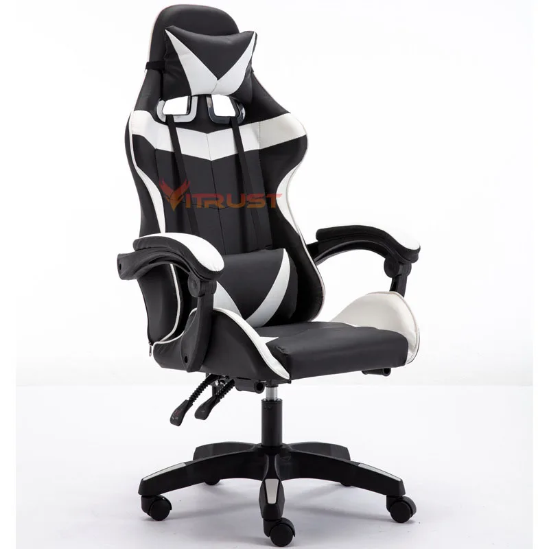 WCG Gaming Chair Racing Chair Recliner Office computer Chair lying household Chair LOL Cafes Sports 