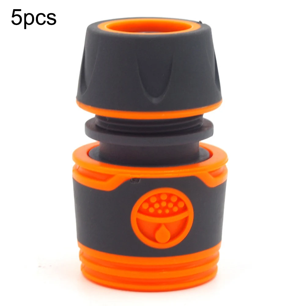 

5pcs Water Sprinkle 3/4" Water Hose Connector Pipe Adaptor Water Tap Hose Pipe Fitting Set connector with Rubber Material